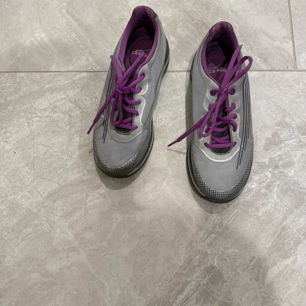 Dansko Gray and Purple Athletic Shoes